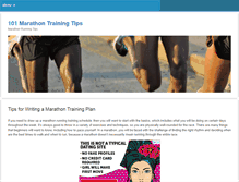 Tablet Screenshot of dailyrunningtips.com